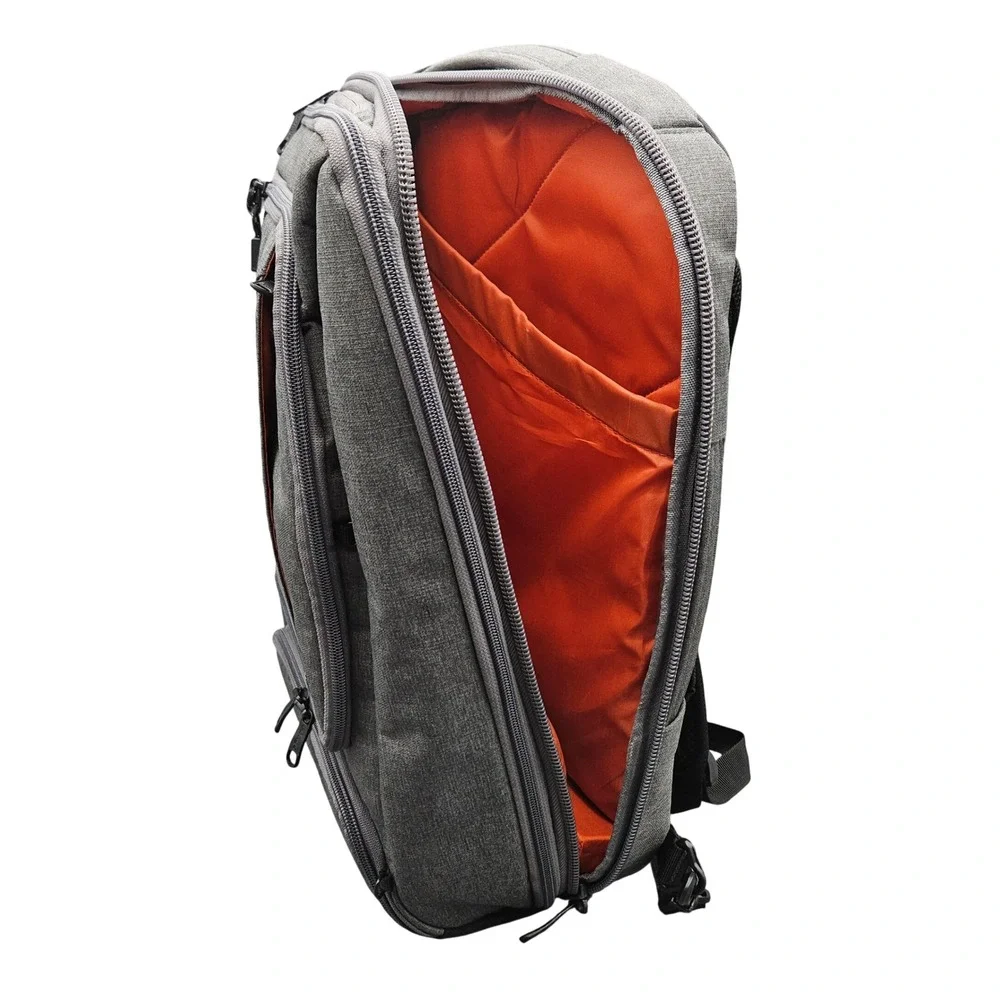 eBags Pro Slim Gray Laptop Backpack Slim Travel Tech Weekender Carry On Bag AT&T